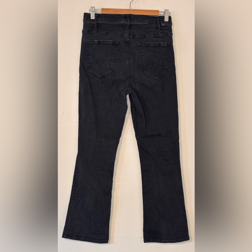 MOTHER The Hustler Ankle Black Jeans Not Guilty Wash Size 30 - Picture 3 of 16